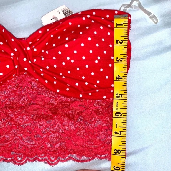 Polka Dot Crop top Size S - Picture 6 of 8